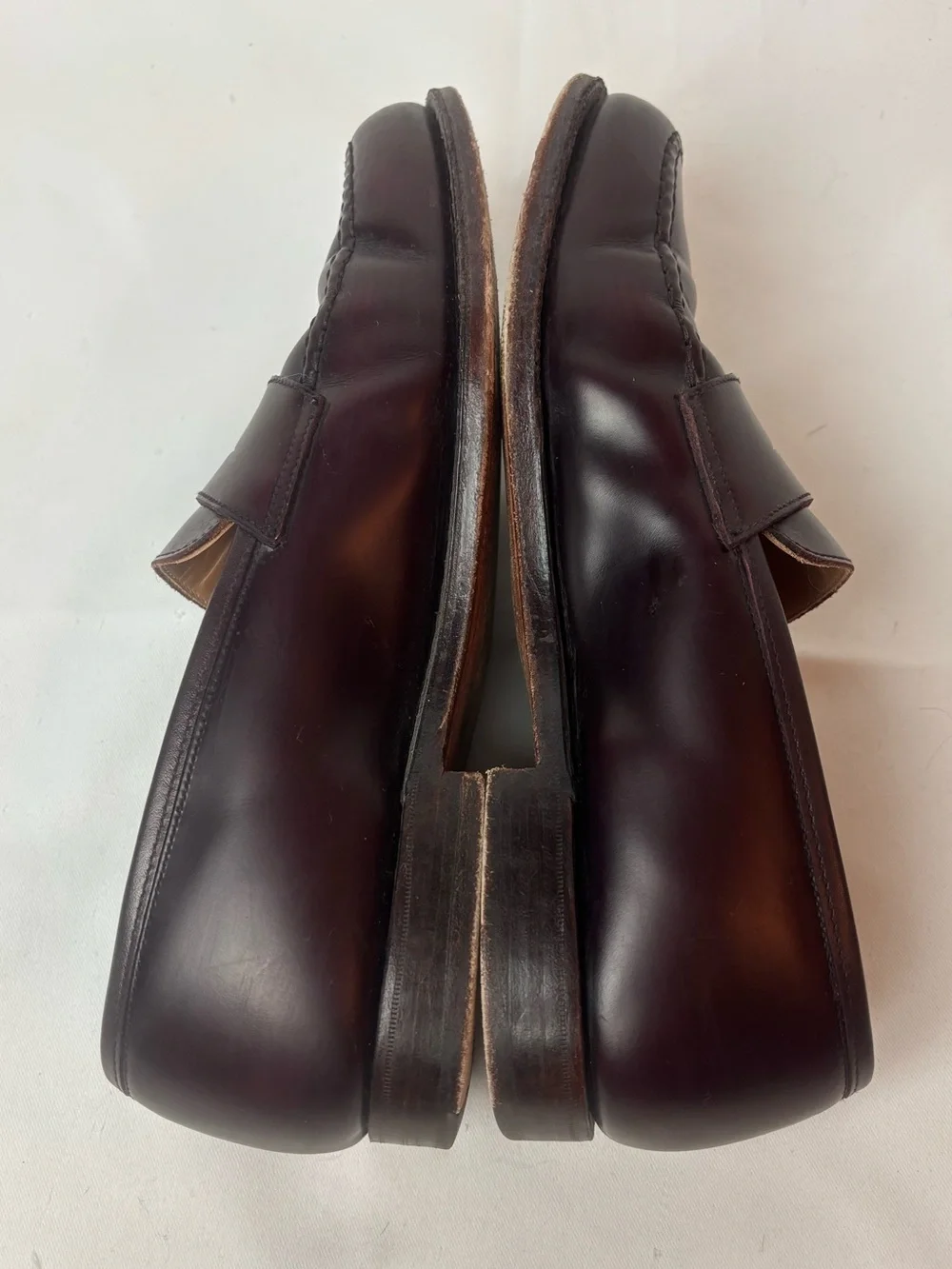 Crockett & Jones Boston Penny Loafer Cordovan Leather Men’s UK 7.5 E US 8.5 E